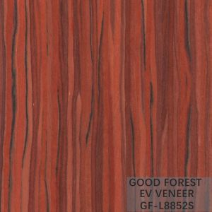 Santos Rose Engineered Wood Veneer Straight Grain Customized Service
