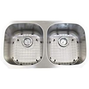 Satin Kitchen Sink Accessories With Draining Hole Bottom Grid Protector Drying