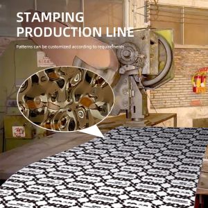 Custom Pvd Large Medium Small Water Ripple Stainless Steel Sheet Hammered