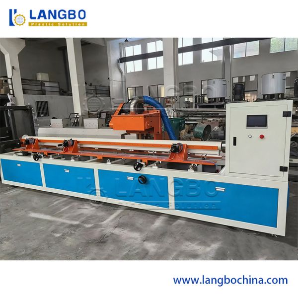 Quality PVC PE PP Pipe Grooving Machine PVC Pipe Threading Machine Automatic PVC Slotting Machine wholesale