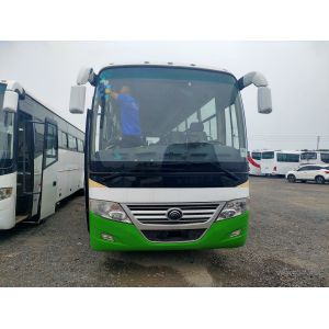 Used Yutong Front Engine Bus Lhd/Rhd Plate Spring Suspension passenger Bus 53