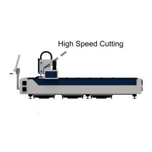 QH - 8025F High Speed Single Platform Open Type Sheet Metal Laser Cutting Machine