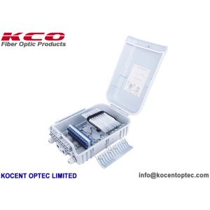 China 5G FTTA Fiber Optic Distribution Terminal Box with 96 Fibers Capacity ABS+PC Material for Wall or Pole Mounting on sale