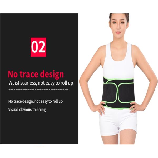 Comfortable Black Waist Back Support Belt Sports Support Waist Band Multicolor