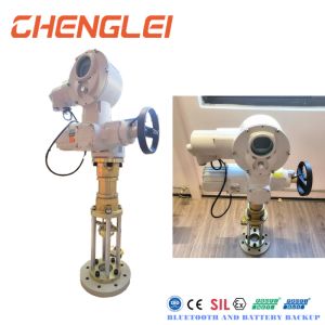 Subsea Angular Electric Linear Actuator with Battery Backup for Throttle Valve