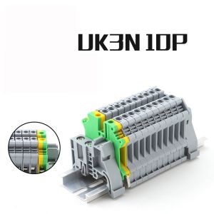 UK3N UK Series DIN Rail Screw Clamp Terminal Blocks Strip