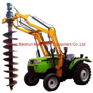 Electrical Installing Trenching Screw Piles Piling Machine Pole Erection Machine