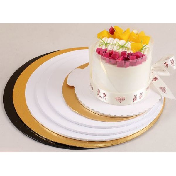 Customized Cake Board Rounds White Cake Base Boards Drum Circ Mdf Marble Wooden