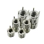 M2*0.4 M12*1.25 Heavy Duty Keylocking Threaded Inserts With All Sizes Machine