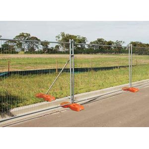50X100MM Removable Building Site Security Fencing Panels For Major Public