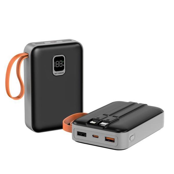 22.5W Fast Charging Power Bank 20000mAh All In One Portable Digital Display