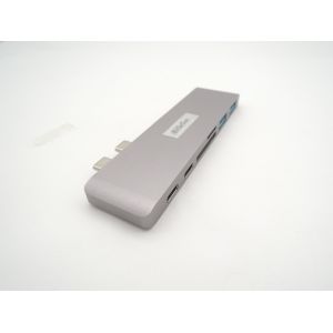 6 IN 1 SD TF Card Reader Thunderbolt 3 Multiport Usb C Hub