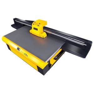 Color Led UV Flatbed Printer Continuous Ink 1.5x1.3m High Accuracy CMYK+W