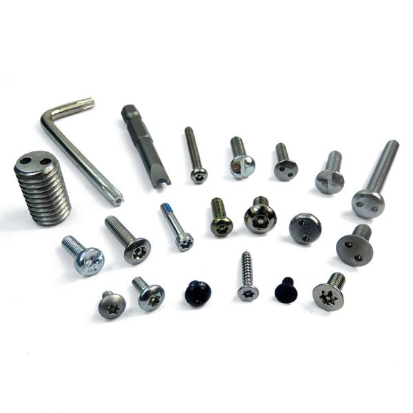 Quality One Way Anti Theft Security Thread Type Screws and Bolts with RoHs Compliant Certificate wholesale