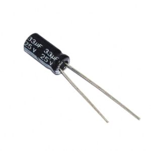 original 25V/33UF 5*11mm 10V/470UF 6*12mm Aluminum electrolytic capacitor