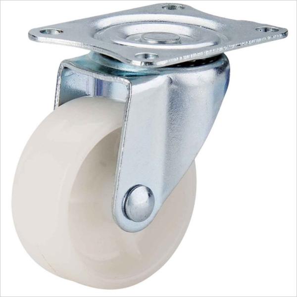 Quality 1.5 inch white PP caster wholesale