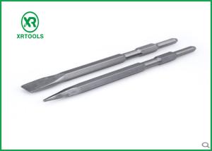 Cheap Hexagonal Shank Electric Masonry Chisel , 17 * 400mm Diamond Point Chisel for sale