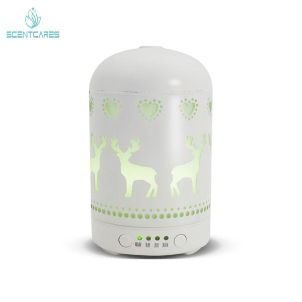 Home office Aromatherapy Essential Oil Diffuser 100ml Metal Art Ultrasonic Aroma