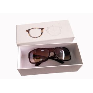 Personalized Custom Rigid Boxes , Sunglasses Cardboard Gift Boxes With Lids
