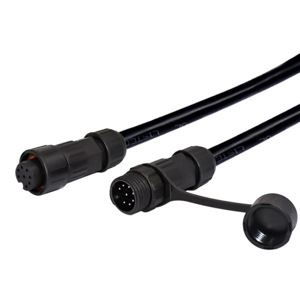 M16 LED Waterproof Connector Screw Terminal Wire UL IP67 Electric Power Cable