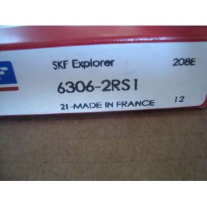 Single Row 6306 Skf Shield Bearings 30*72*19mm Seal Has A Lot Of Options