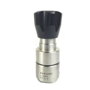 Gas back pressure regulator back pressure regulating valve