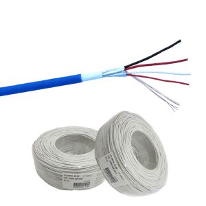 Exactcables 4x24AWG Solid Alarm Cable Security Cable with PVC Jacket Bare Copper Wire