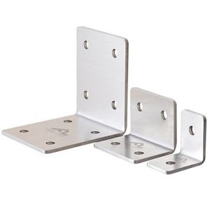 Brass L U Z Shape Aluminum Bench Brackets In-House Inspection and Customizable