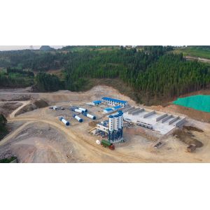 Hzs60 Small Ready Mix Concrete Plant 60m3/H Wet Mix Concrete Batching Plant