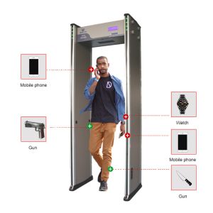 Hotel Door Frame Metal Detector , Walk Through Metal Detector With Fireproof