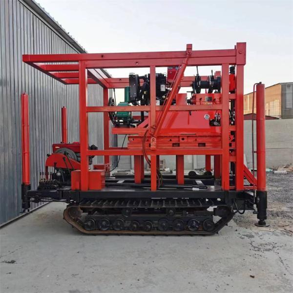 Quality Xy-150 Hydraulic Crawler Mounted Mud Pump Core Drilling Rig For Geotechnical Drill wholesale