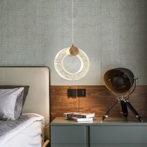 Minimalist Light Luxury Master Bedroom Bedside Chandelier Net Red Background