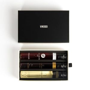 Custom Champagne Whisky Set Wine Bottle Packaging Gift Box For Tube Shape Wine