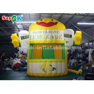 Cheap Air Inflatable Tent Stand Outdoor Tent Inflatable Lemonade Booth With Air Blower For Promotion for sale