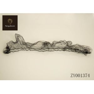 Black Wig Tools Invisible Disposable Mesh Hair Net Elastic Edge High Elasticity