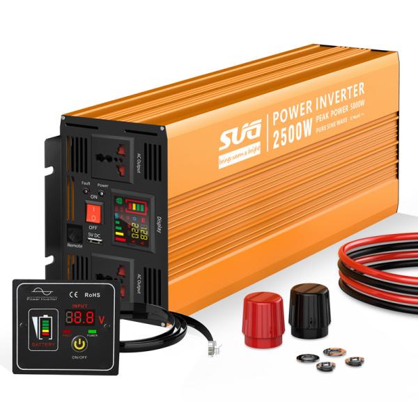 Quality FCC DC To AC 2500W Output Voltage Pure Sine Wave Solar Inverter For Solar Power System wholesale