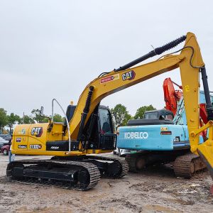 CAT 313D2GC Used Crawler Excavator 250L Large Fuel Tank Second hand Mini