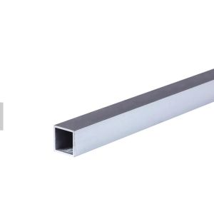 Aluminium Square Tube 25mm Polished Perfect For DIY Projects