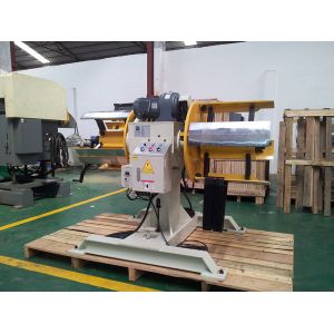 China Inner Diameter Adjustment Steel Decoiler Mandrel Decoiler For Hydraulic Stamp Line on sale