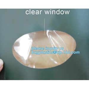 recycled resealable custom design resealable zipper locked stand up clear window