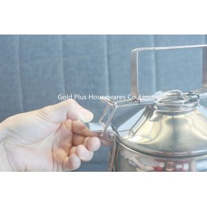 Tiffin Bento Stainless Steel Lunch Box Smooth Round Edge