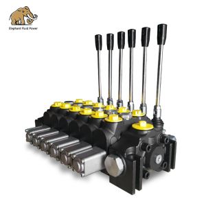 DCV140 Sectional Control Valve 6 Spool Hydraulic Directional 140lpm