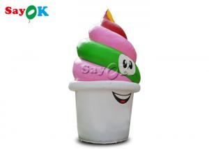 Cheap Custom 5mH PVC Inflatable  Ice Cream Cone Model for sale