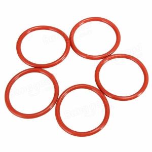 Red Silicone Rubber Seal Ring Food Grade Weathering Processing For Glass Washer