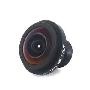 China High Definition  F2.0 Fisheye CCTV Lens 5MP 1.7MM M12*0.5 Mount 1/2.5 Optical on sale