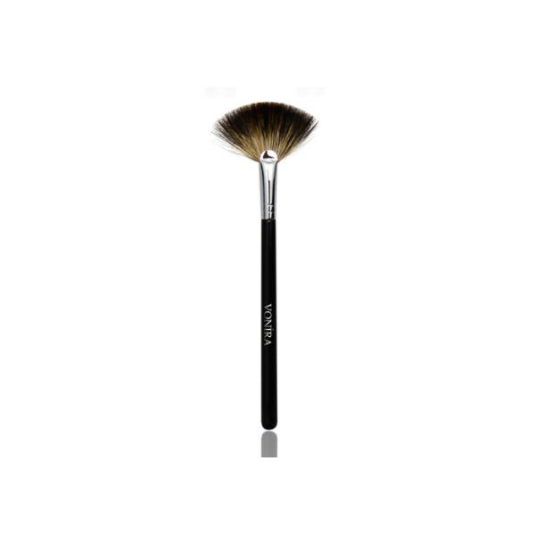 Quality Classic Small Fan High Quality Makeup Brushes Soft And Flexible Natural Raccoon Hair wholesale