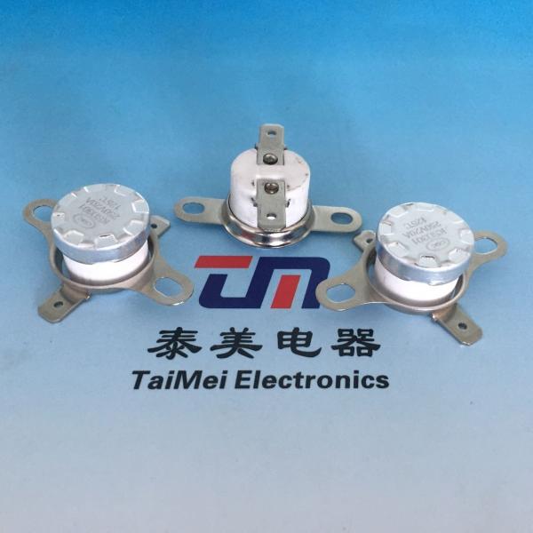 Quality CQC Thermostat 16A 250V 150C Termostato KSD Thermostat Parts Sandwich Toaster Thermostats wholesale