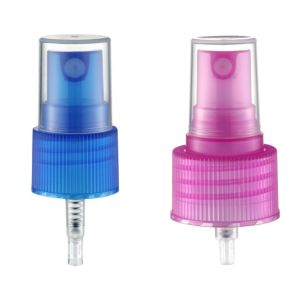 Smooth Ribber Aluminium Closure PP Plastic Fine Mist Sprayer Pump for Various