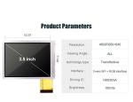 3.5Inch IPS Transflective TFT LCD Displays VGA SPI RGB Interface Sunlight