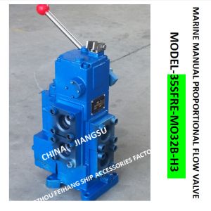 Marine Manual Proportional Flow Directional Compound Valve Model 35SFRE-MO32-H3